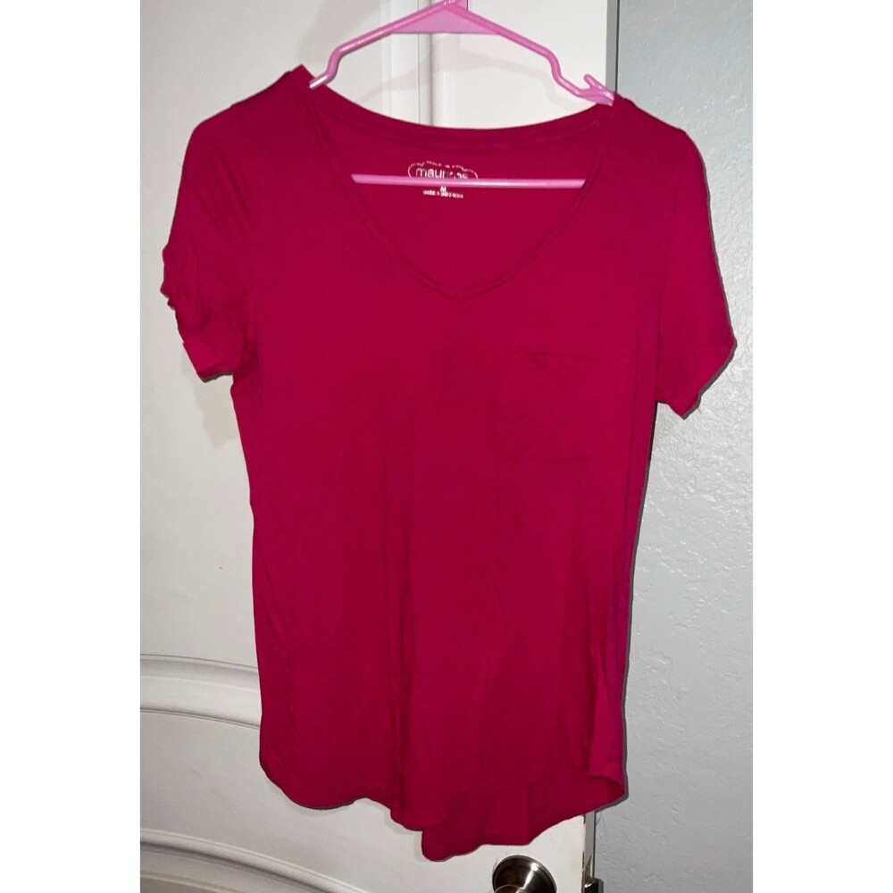Maurice’s Hot Pink Short Sleeve Shirt size M